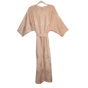 Linda Lingerie Vintage La Vie En Rose Blush Floral Robe